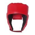 thumbnail image 3 of Almencla Casque de Boxe Protection Front et Oreilles pour Grappling Taekwondo Sparring Enfants Rouge, 3 of 8