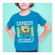 thumbnail image 3 of Playera Bob Esponja Fan Army Talla 8 manga corta estampado express yourself azul turquesa, 3 of 4