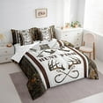 thumbnail image 3 of Manfei Fishing and Hunting Bedding Comforter Set 7pcs, Rustic Branches Plant Queen Bedding Sets, Farmhouse Wildlife Queen Sheet Sets, Lightweight Room Decor, 3 of 7