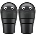 thumbnail image 1 of 2pcs Car Trash Can Mini Trashcan Automotive Cup Holder Garbage Can Organizer, 1 of 8