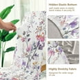 thumbnail image 5 of Yayeee 2 Pack Dining Chair Covers Stretch Parson Chairs Slipcovers Seat Protector, Purple Wildflowers, 5 of 6