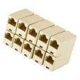 10Pcs Networking Ethernet Cable Joiner Coupler RJ45 CAT5 6 Extender ...