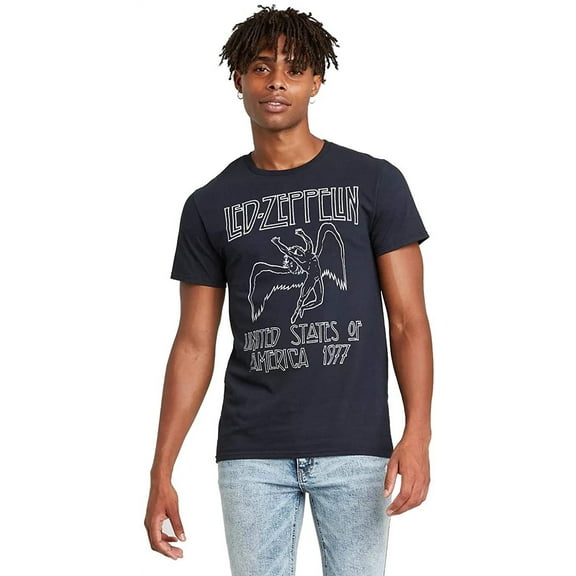 Led Zeppelin United States of America 1977 Tee, Large