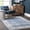 Blue, variant on nuLOOM Fernanda Faded Persian Area Rug, 5' x 5', Square, Blue