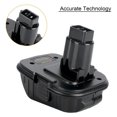 thumbnail image 3 of Adaptador conversor para taladros de batería de níquel, compatible con pilas Dewalt 18V/20V MAX, modelo DCA1820, plástico resistente, 3 of 6
