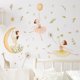 thumbnail image 1 of Calcomanías de pared TUNC Flores de estrellas y luna Sencillez, 1 of 4