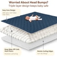 thumbnail image 3 of Beavtaens Baby Play Mat for Floor, Fits 71x59 Playpen, Non-Slip, Soft for Infants, 0-4 Years, Dark Gray, 3 of 9