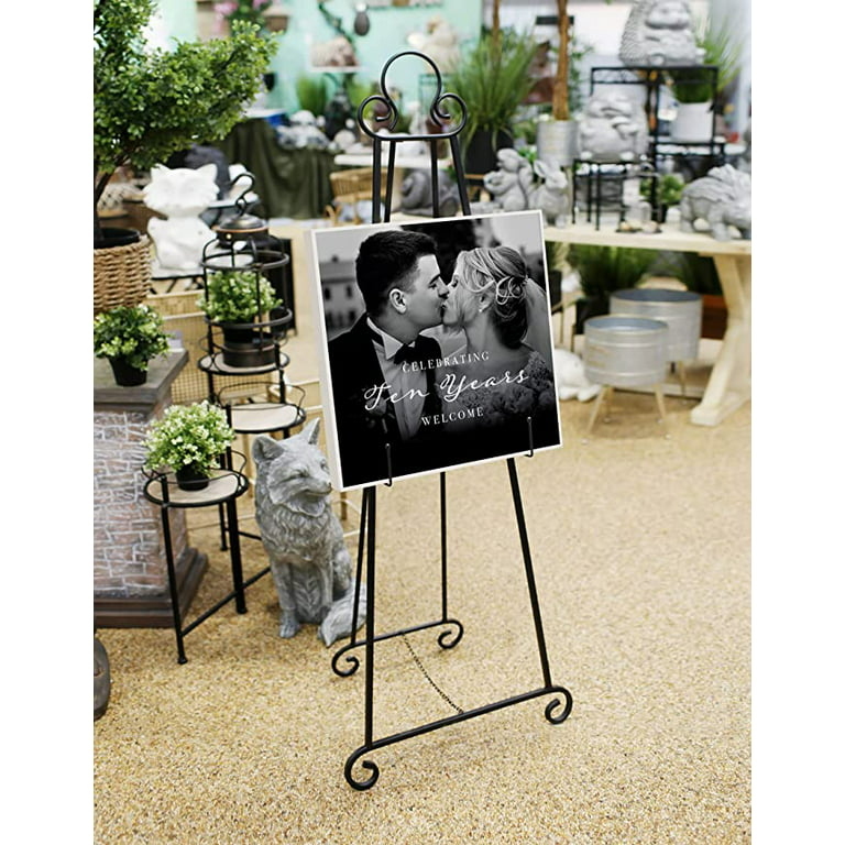 Four Leg Metal Easel Stand with Cloud Shaped Top