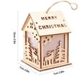thumbnail image 2 of Vikakiooze 2022 Christmas Ornament Wooden Cutout Pendant Creative Christmas Wall Hanging, 2 of 7