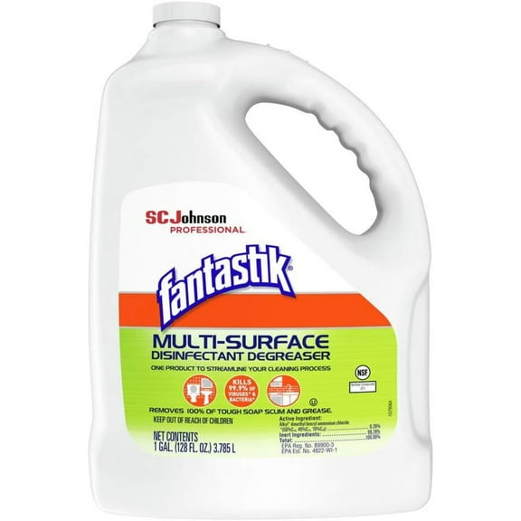 JYLP 311930 1 Gallon Multi-Surface Disinfectant Degreaser - Pleasant Scent (4/Carton)