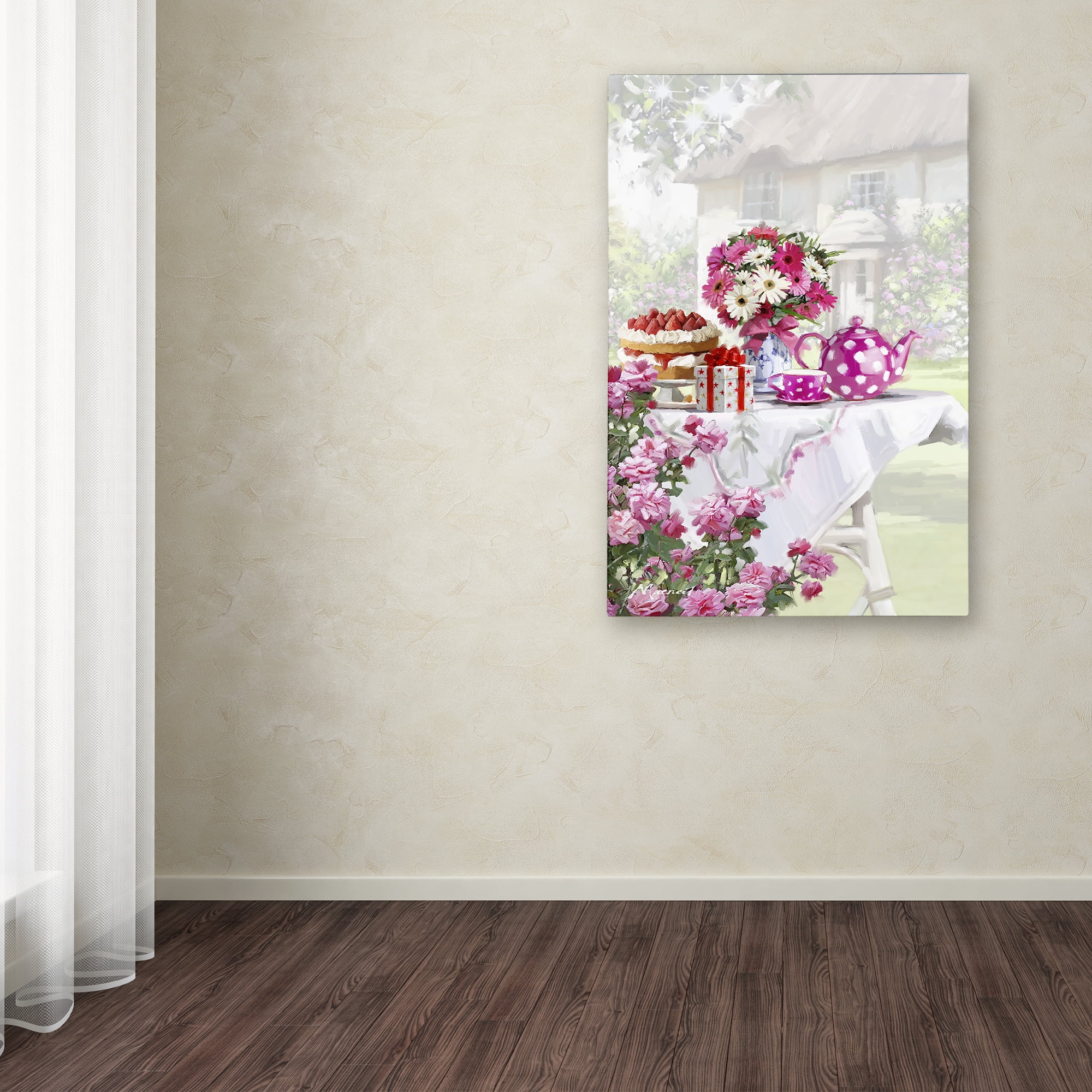Trademark Fine Art 'Afternoon Tea I' Canvas Art by The Macneil Studio