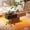 Black&Rustic Brown, variant on Hironpal 43" High Glossy LED Coffee Table, Modern Center Table with 16 Colors for Living Room,Remote Control,Black&Rustic Brown