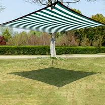 Outdoor Green Shade Cloth 73x73 Inch Pergola Sunshade with UV Protection, Heat Reduction, Reinforced Grommets for Backyard Patio Garden Greenhouse Plant Cover, Includes Rope