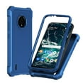 thumbnail image 3 of For TCL K24 /TCL K23 /TCL 50 LE Full-Body Dual Layer Hybrid Case Slim, Drop-Proof TPU Hard PC, Durable Corner Front Bumper Protector Phone Case Cover by Xpression, Blue, 3 of 8