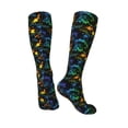 thumbnail image 4 of Fotbe Retro Truck print Women's Men's Novelty Crew Socks Cotton Socks Knee High Socks for Walking,Running,Nurses,Pregnancy, 4 of 9
