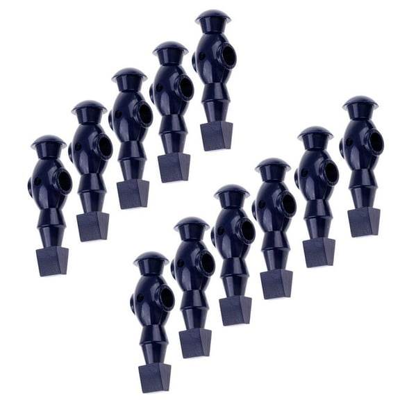 11 Pieces Table Soccer Player Foosball Men Player Soccer Table Replacement Man 2 Color Options - Dark Blue
