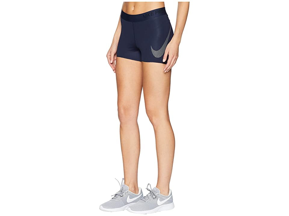 navy blue nike pros shorts