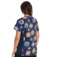 thumbnail image 3 of Just Love Women's Scrub Tops Nursing Scrubs 6815W-10301-XL (Celestial, X-Small), 3 of 3