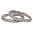 thumbnail image 2 of Miangastore Creative Woven Circle for Decor Grey Synthetic Material Perfect for Christmas DIY 2 Pieces 11.8 Inches, 2 of 8