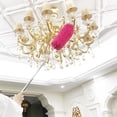 thumbnail image 4 of Household Soft Flexible Duster Dust Cleaner Stainless Steel Telescoping Extension Pole Rose Rod, 4 of 6