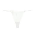 thumbnail image 1 of Ropa interior sin costuras de seda helada para mujer, cintura baja - Poliéster, transparente/fino, transpirable, lavado a mano, tallas S/M/L, 1 of 3