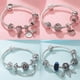 thumbnail image 2 of Pulsera de cuentas con dijes europeos para mujer, joyería hecha a mano, regalo, 2 of 6
