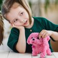 thumbnail image 4 of 7.08Inch Walking Dog with Bell Interactive Electronic Pet Stuffed Animals Plush Toys, Perfect Birthday Christmas Valentines Anniversary Easter Holiday Gifts, Easter Basket Stuffers, 4 of 5