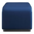 thumbnail image 3 of Koda Performance Velvet Waterfall Ottoman in Black Midnight Blue, 3 of 10