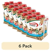 (6 pack) Premier Protein Shake, Café Latte, 30g Protein, 11 fl oz, 4 Ct