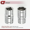 thumbnail image 6 of Unique Bargains 1/2 Inch Drive Impact Socket 18mm 6 Point Chrome Vanadium Steel 1 Pcs 38mm, 6 of 7