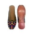 thumbnail image 4 of Women's Leather Flat Ballet Flip Flop Shoes Back Open Punjabi Jutti Joti US 6/ EURO 36, 4 of 5