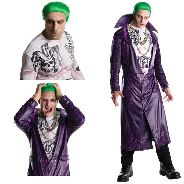 Suicide Squad Joker Deluxe Adult Costume Bundle Set Plus Walmart Com Walmart Com