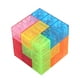 thumbnail image 3 of Cubo magnético de 3 x 3 x 3, bloques de construcción giratorios, juguete para aliviar el estrés para niños (translúcido), 3 of 14