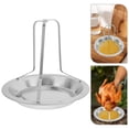 thumbnail image 3 of 2 Pcs Support de Rôtissage de Poulet en Acier Inoxydable Support Vertical pour Grill et Barbecue Extérieur, 3 of 8
