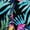Black Multi Tropicana, variant on Plus Size Elastic-Waist Pull-On Knit Pocket Capri Pants