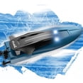 thumbnail image 4 of DFERGX Mini High-Speed RC Boat LED Light Adventure Racing Boat Competitive Rowing Waterproof Toys Children's RC Boat Water Toy Gifts for Adults and Boys Bathtub Toy, 4 of 5