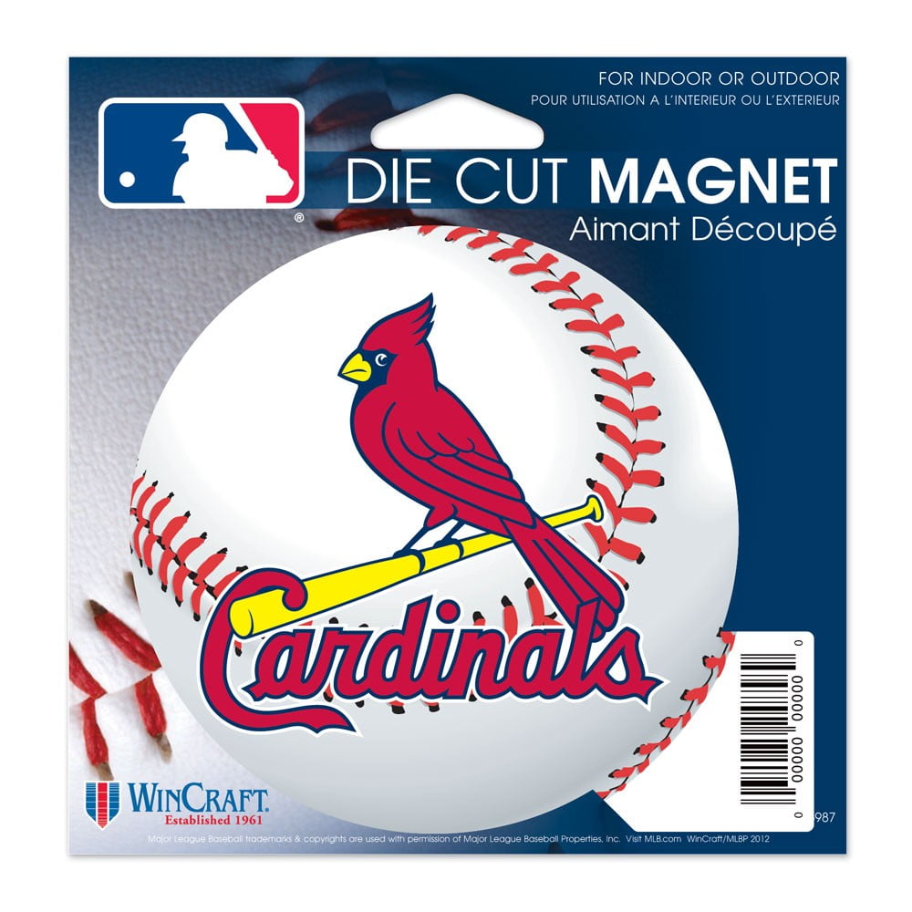 St. Louis Cardinals Official MLB 4.5 inch x 6 inch Car Magnet by Wincraft - comicsahoy.com