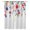 White, variant on Poppies Wildflowers Blackout Curtains for Bedroom Living Room Darkening Curtains 63 Inches Long Botanical Petals Leaves Vintage Beige Window Curtain 2 Panels Set Window Treatment Drapes 42"x63"