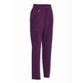 thumbnail image 6 of Women's 4 Way STRETCH Sweat Heart Neck Top with Zipper Cargo Scrub Pants, 6 of 9