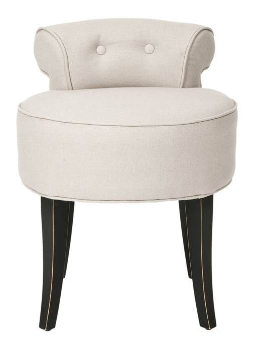 23 In Fabric Upholstered Vanity Chair, Bathroom Vanity Chairs
