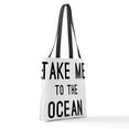 thumbnail image 5 of CafePress - Take Me To The Ocean - Polyester Tote Bag 16"x16", 5 of 5