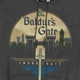 thumbnail image 2 of Dungeons and Dragons Baldur's Gate Unisex Adult Pull-Over Heather Hoodie, 2 of 3