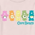 thumbnail image 2 of Toddler's Care Bears Colorful Logo Line Up Graphic Tee Light Pink 5T, 2 of 3