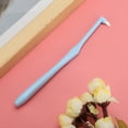 thumbnail image 4 of Cepillo de dientes de ortodoncia de 3 piezas, cabezal pequeño, para limpieza dental, color azul, 4 of 13