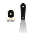 thumbnail image 6 of Uxcell Putty Scraper 1.97" Width Carbon Steel Blade Spatula for Drywall Repair Black, 6 of 7