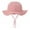 Pink, variant on Toddler Boy Sun Hat Kids Baby Girls Summer Solid Outdoor Adjustable Wide Brim Bucket Hat Breathable Lightweight Sun Hat Toddler Summer Hat White 3 Months-12 Months
