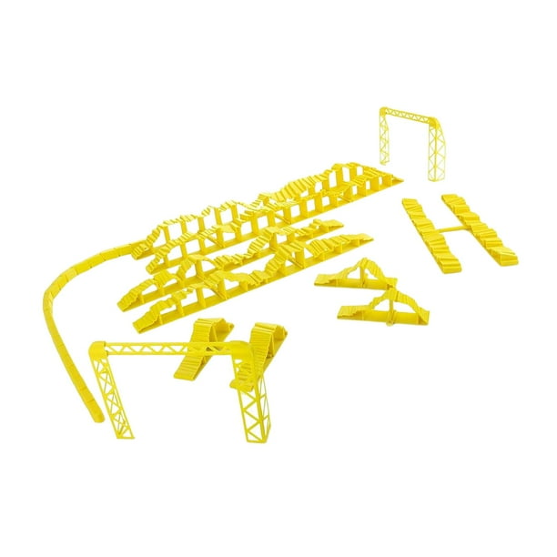 Puente RC para accesorios de escena de escalada a escala 1/24 y 1/18, accesorios de bricolaje, simulación de obstáculos de coche de orugas, barricadas Estilo C