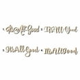 thumbnail image 1 of It's All Good Sign Unfinished Wood Cutout Home Decor DIY Option 1- 30" Wide / 1/2", 1 of 3