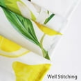 thumbnail image 6 of Lemon Shower Curtain,Green Leaves Plant Design Shower Curtain,Lemon Bathroom Decor,Cloth Fabric Bathroom Decor Set with 12 Hooks,Waterproof Fabric Bathroom Shower Curtain 72x72 Inches, 6 of 6