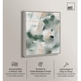 thumbnail image 2 of Smoky and Blush Shadows Framed High-Gloss Acrylic Glass Wall Art Boho Abstracts by Art Remedy, Silver Frame, 16 x 20, 2 of 7
